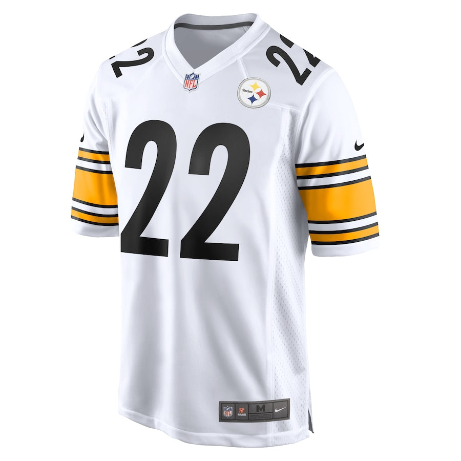 Pittsburgh Steelers Najee Harris White Game Jersey - Sportcify High Quality American Football Jerseys | NFL Jerseys