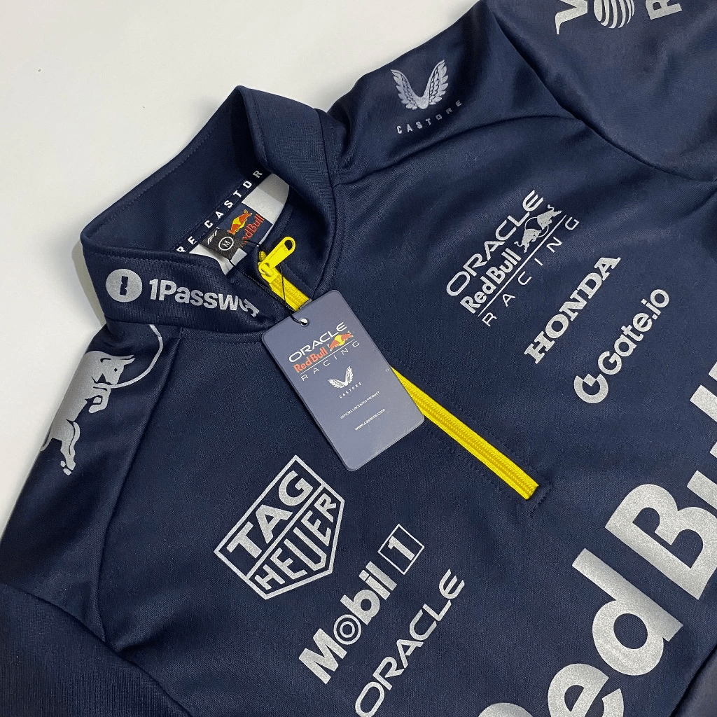 Red Bull HypeBeast 2025 Special Edition Half Zip Sweatshirt | Formula One Polo Shirt | Sportcify |