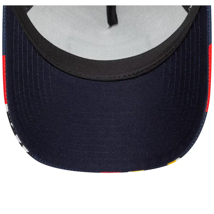 Red Bull Racing Abstract E-Frame Trucker Cap - White