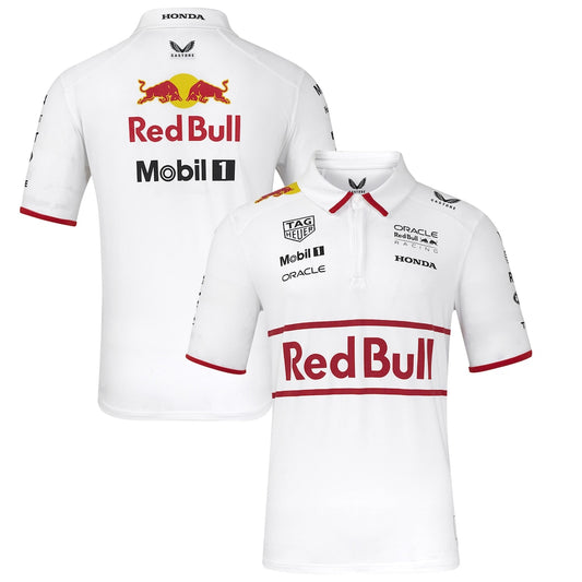 Red Bull Racing White Japan Special Edition Track Polo 2025