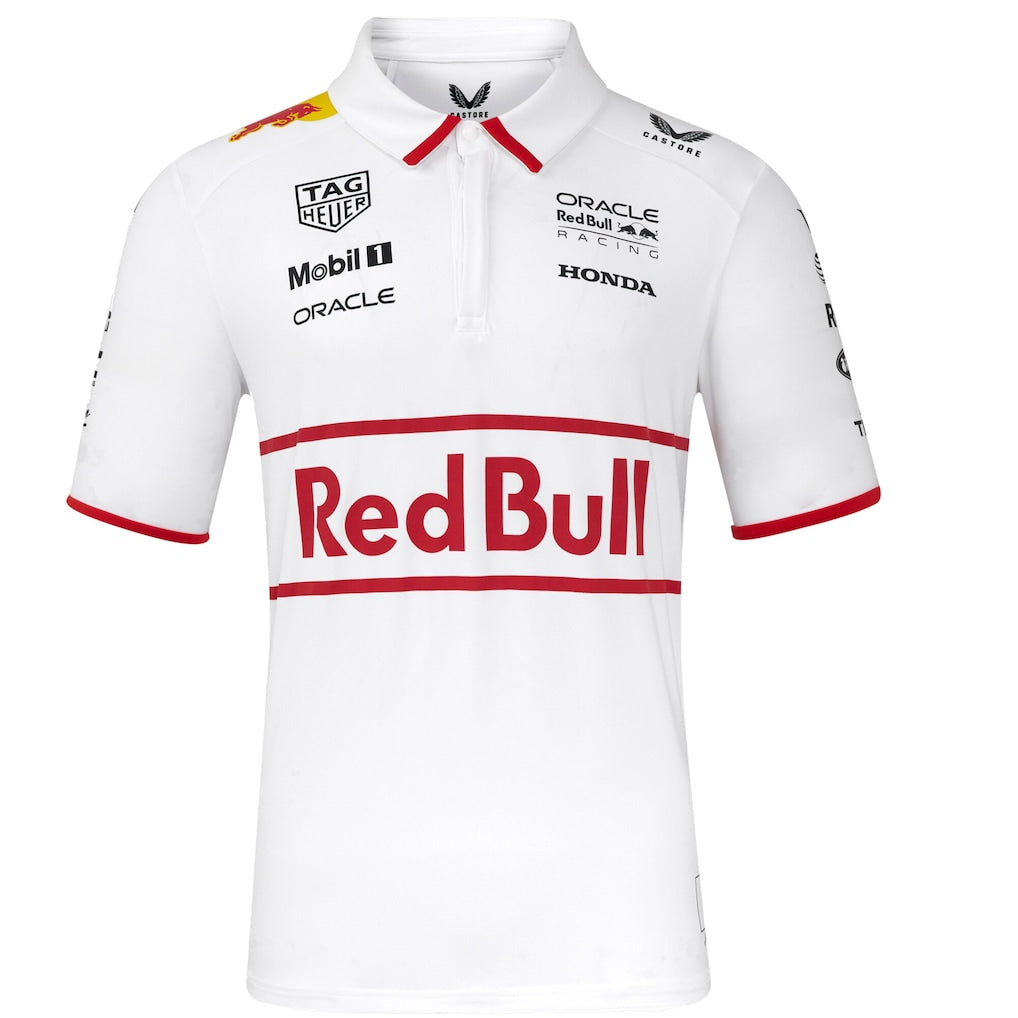 Red Bull Racing White Japan Special Edition Track Polo 2025