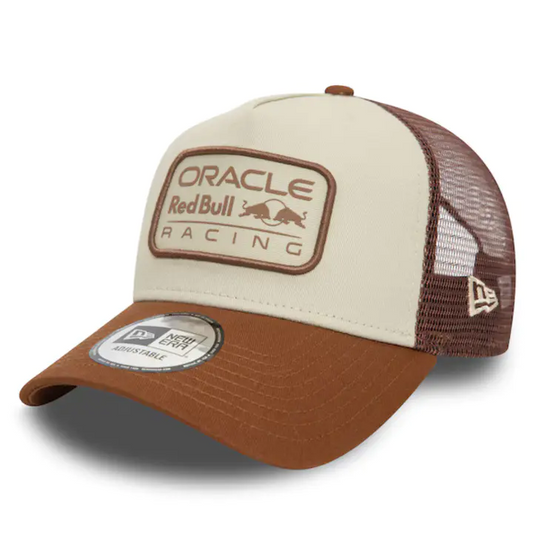 Red Bull Racing Brown New Era Seasonal E-Frame Trucker Cap