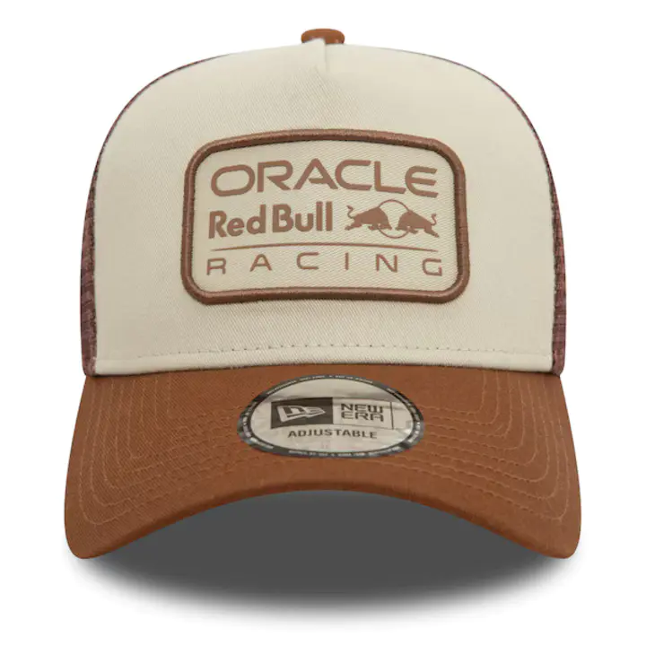 Red Bull Racing Brown New Era Seasonal E-Frame Trucker Cap