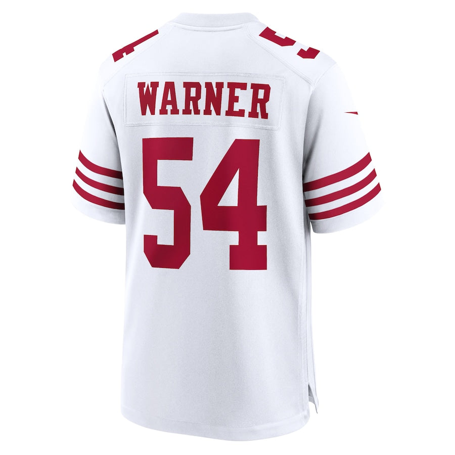 San Francisco 49ers Fred Warner White Player Game Jersey - Sportcify High Quality American Football Jerseys | NFL Jerseys