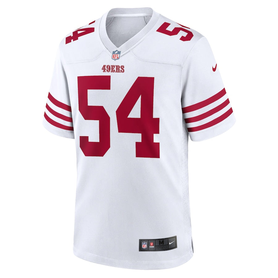 San Francisco 49ers Fred Warner White Player Game Jersey - Sportcify High Quality American Football Jerseys | NFL Jerseys