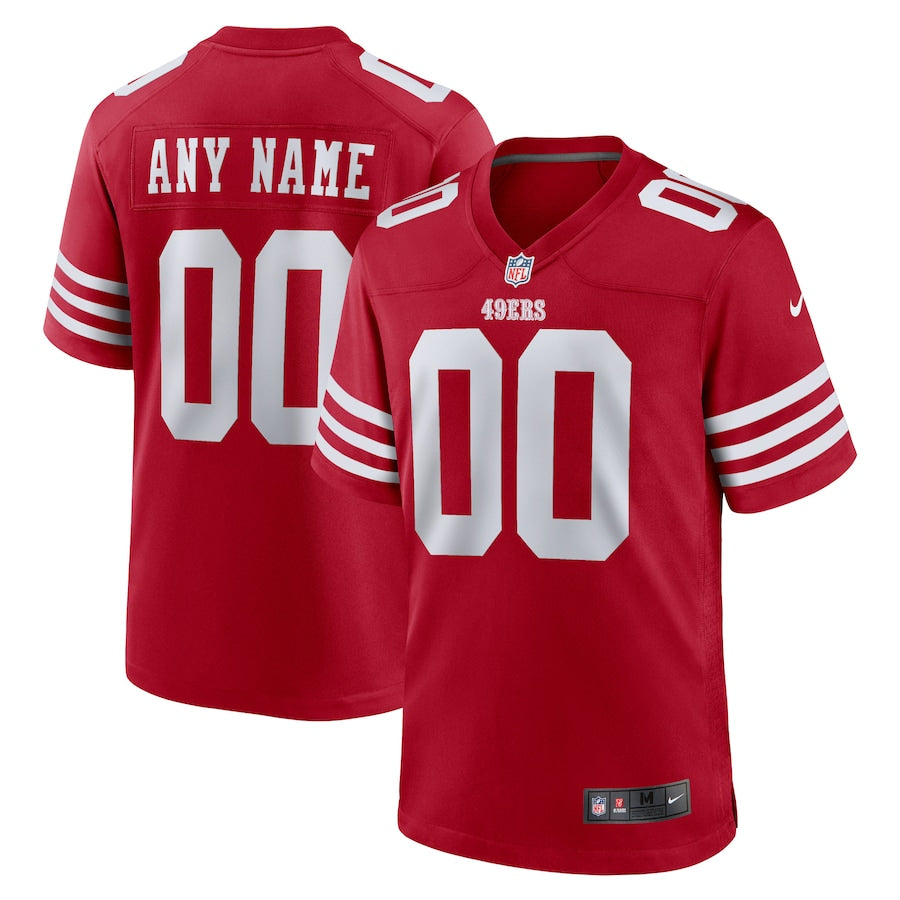 San Francisco 49ers Scarlet Custom Jersey - Sportcify High Quality American Football Jerseys | NFL Jerseys