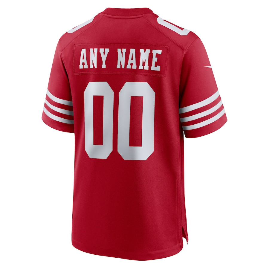 San Francisco 49ers Scarlet Custom Jersey - Sportcify High Quality American Football Jerseys | NFL Jerseys