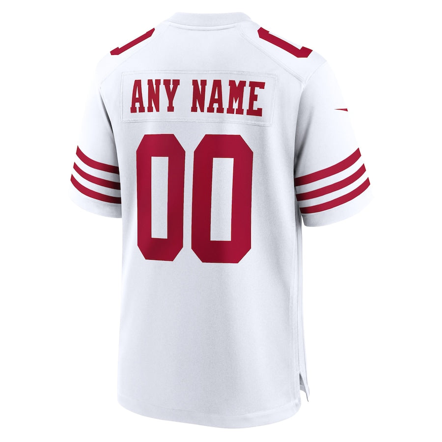 San Francisco 49ers White Game Custom Player Jersey - Sportcify High Quality American Football Jerseys | NFL Jerseys