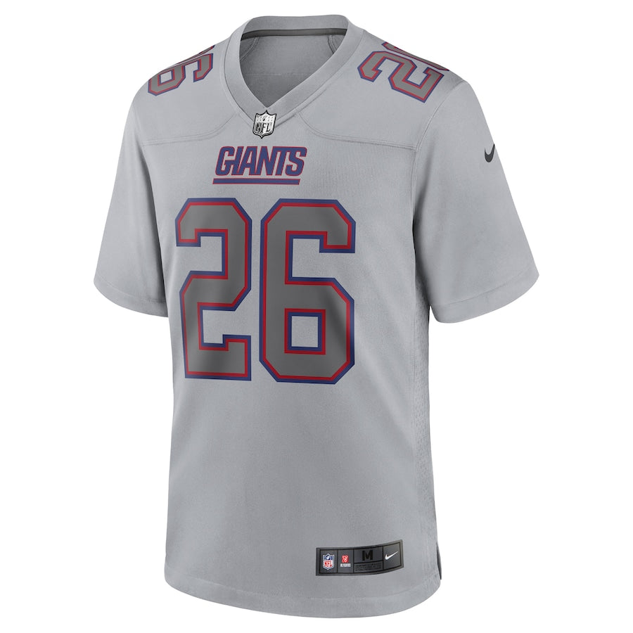 Saquon Barkley Gray New York Giants Atmosphere Fashion Game Jersey - Sportcify High Quality American Football Jerseys | NFL Jerseys