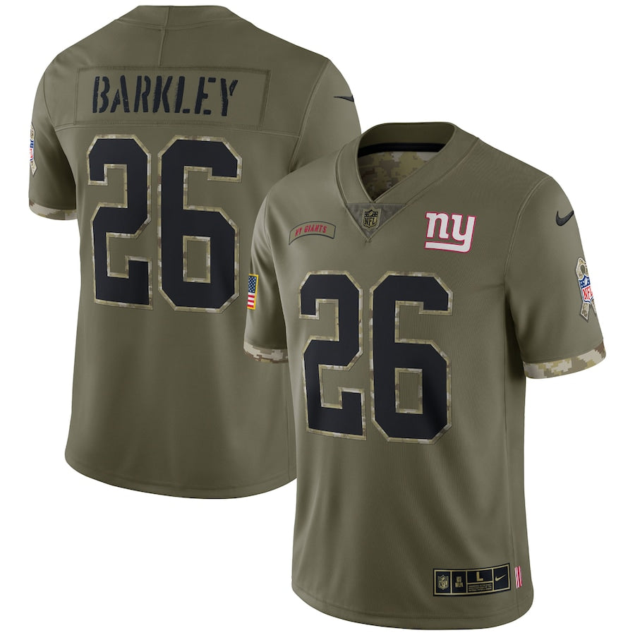 Saquon Barkley Olive New York Giants 2022 Salute To Service Limited Jersey - Sportcify High Quality American Football Jerseys | NFL Jerseys