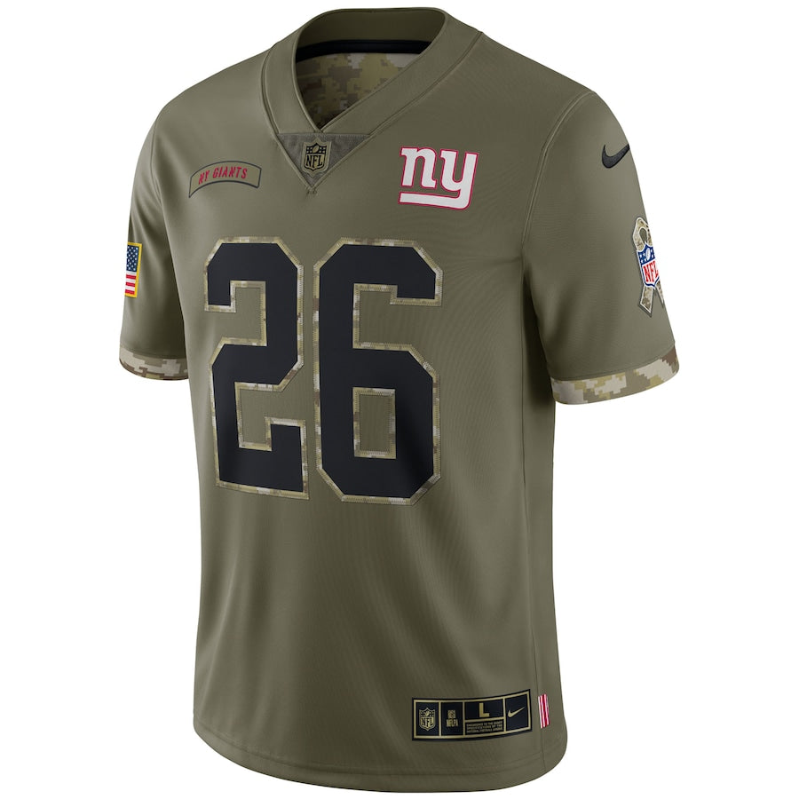 Saquon Barkley Olive New York Giants 2022 Salute To Service Limited Jersey - Sportcify High Quality American Football Jerseys | NFL Jerseys