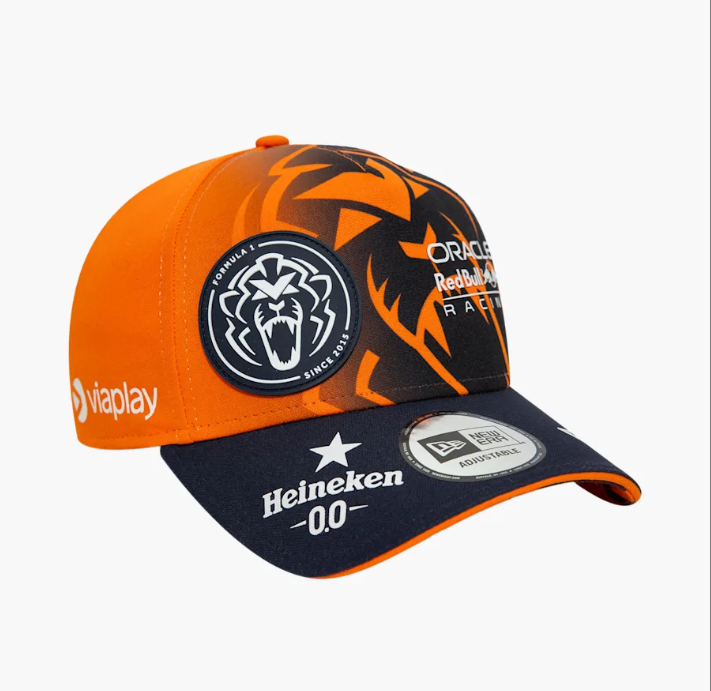 Oracle Red Bull Racing Max Verstappen Orange Lion Driver Cap 2024