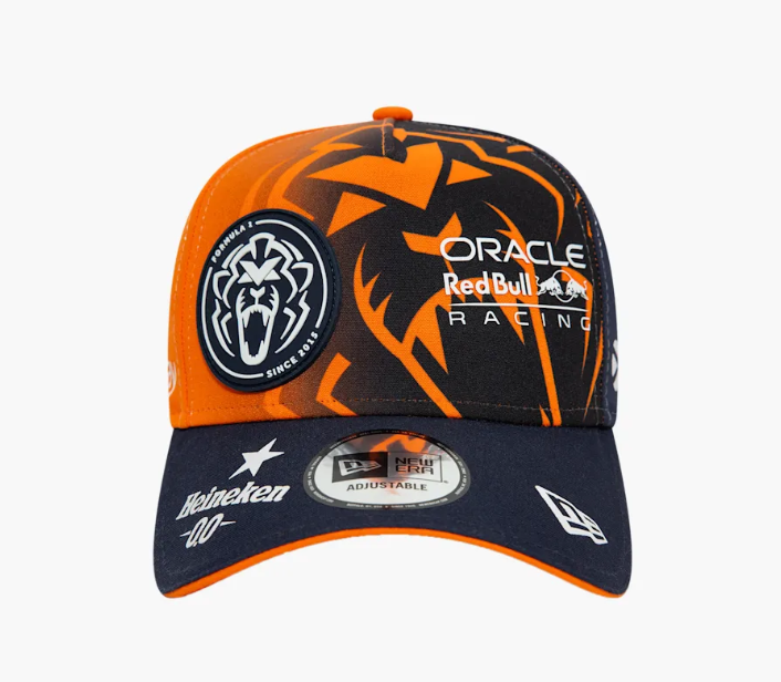 Oracle Red Bull Racing Max Verstappen Orange Lion Driver Cap 2024