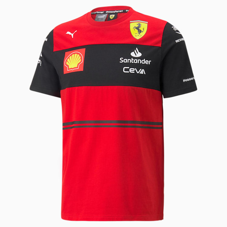 Scuderia Ferrari Team Men's Tee 2022 - Sportcify High Quality American Football Jerseys | NFL Jerseys