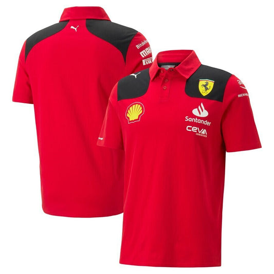 Scuderia Ferrari F1 Men's 2023 Team Polo Shirt
