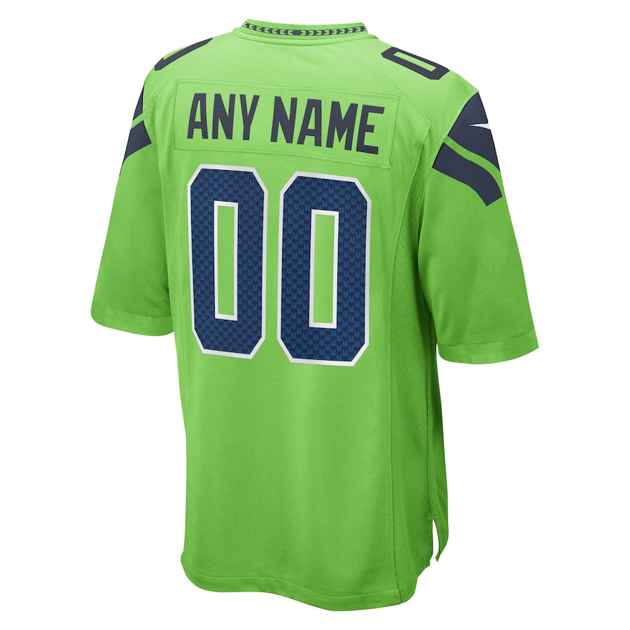 Seattle Seahawks Neon Green Alternate Custom Game Jersey - Sportcify High Quality American Football Jerseys | NFL Jerseys