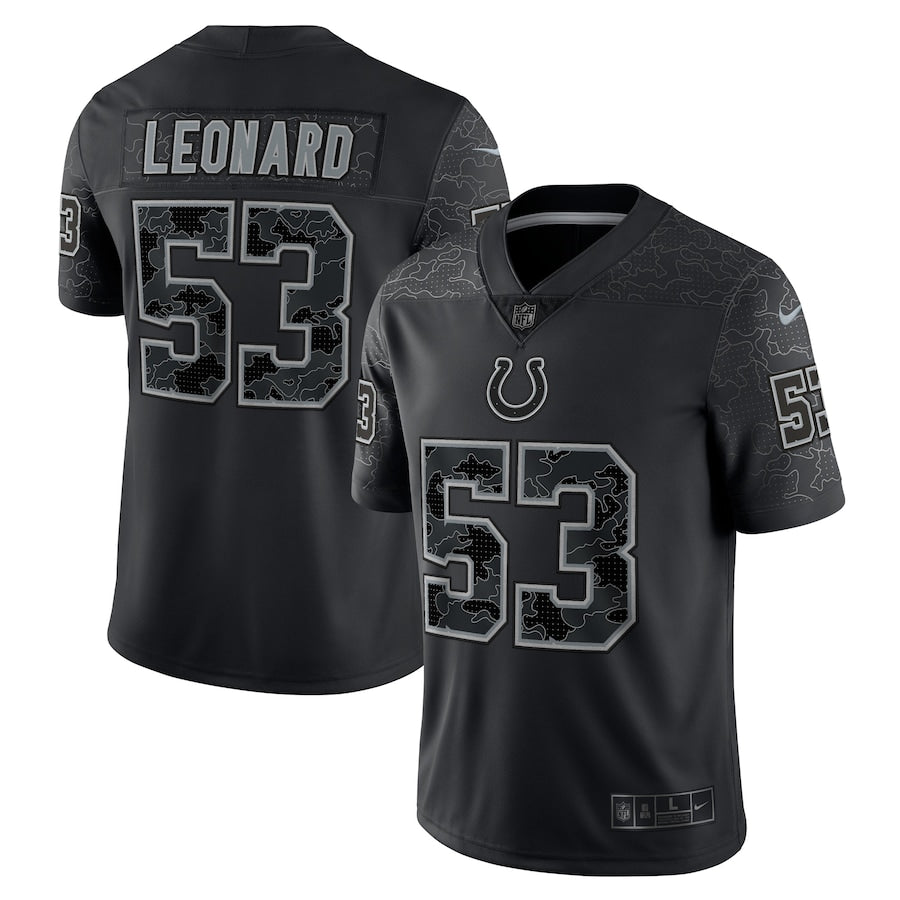 Shaquille Leonard Black Indianapolis Colts RFLCTV Limited Jersey - Sportcify High Quality American Football Jerseys | NFL Jerseys