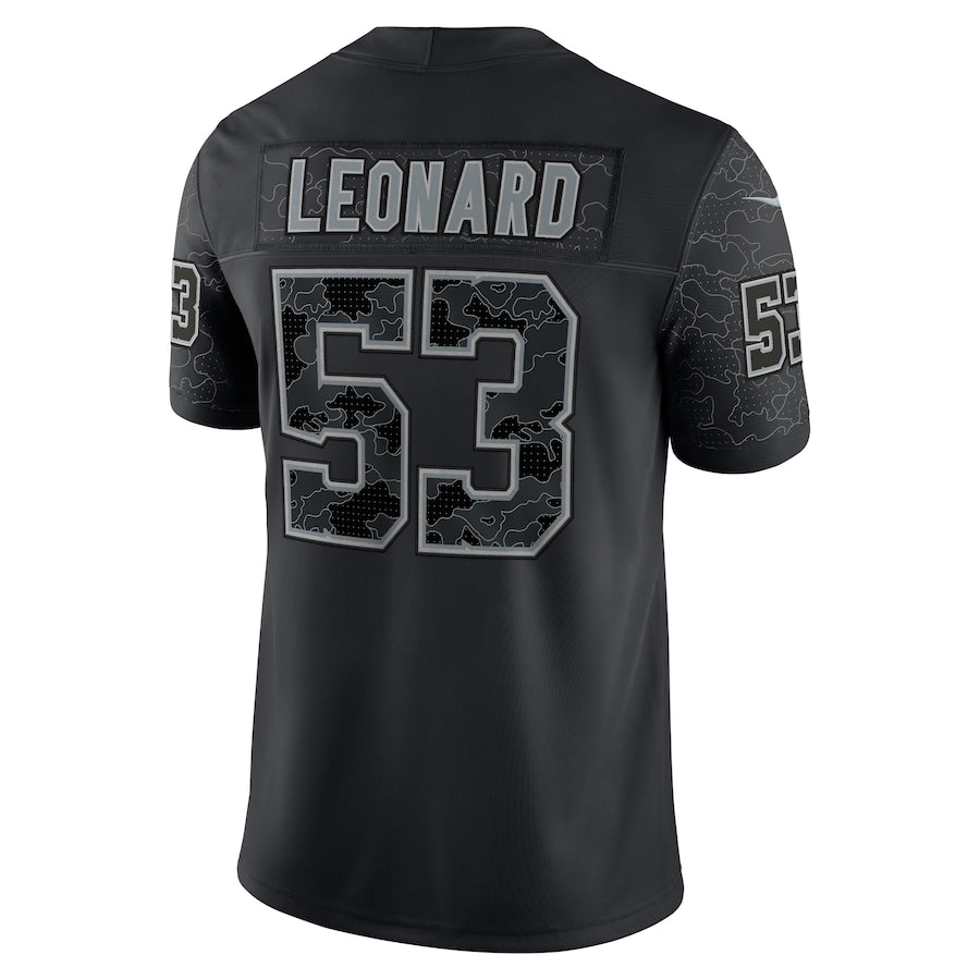 Shaquille Leonard Black Indianapolis Colts RFLCTV Limited Jersey - Sportcify High Quality American Football Jerseys | NFL Jerseys