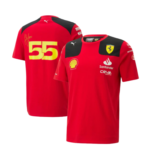 Ferrari F1 2023 Carlos Sainz Driver T-shirt