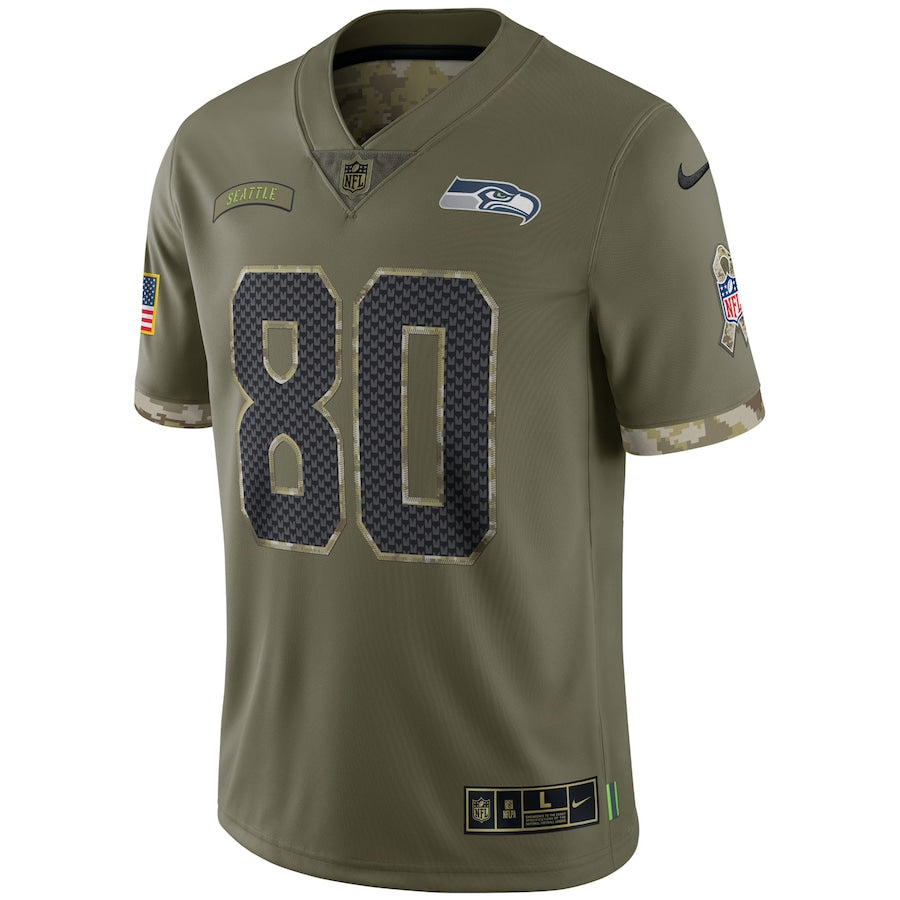Steve Largent Seattle Seahawks Salute To Service Retired Player Limited Jersey - Sportcify High Quality American Football Jerseys | NFL Jerseys