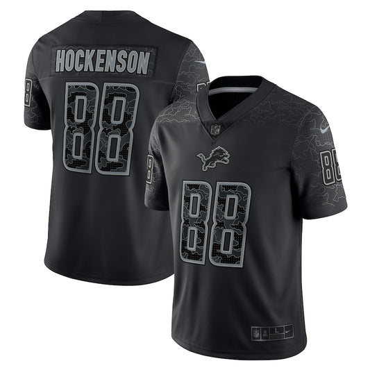 T.J. Hockenson Black Detroit Lions RFLCTV Limited Jersey - Sportcify High Quality American Football Jerseys | NFL Jerseys