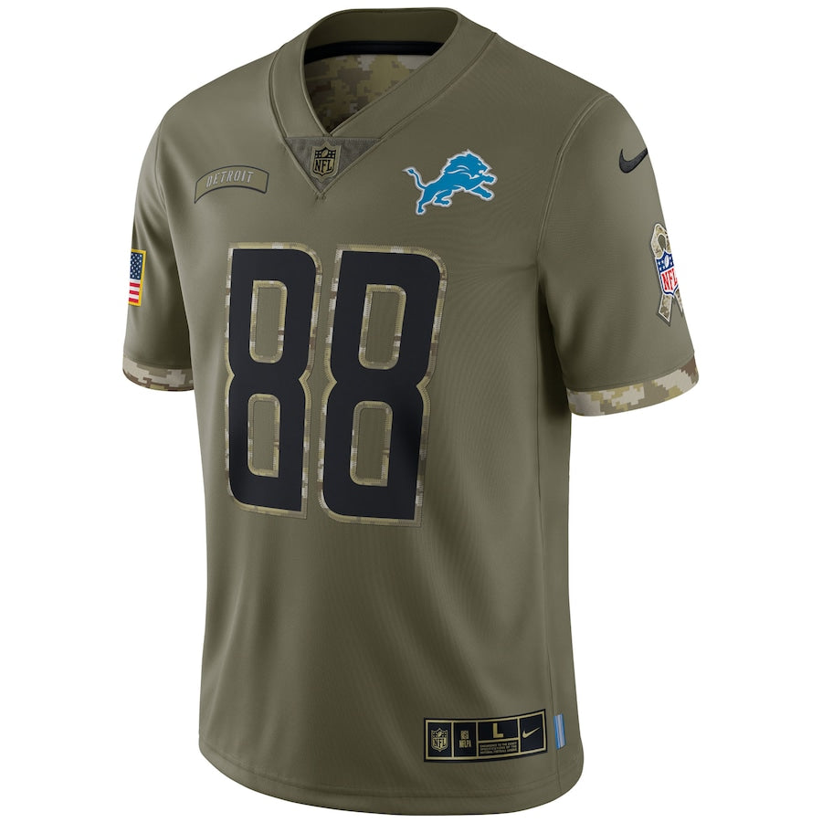 T.J. Hockenson Olive Detroit Lions 2022 Salute To Service Limited Jersey - Sportcify High Quality American Football Jerseys | NFL Jerseys