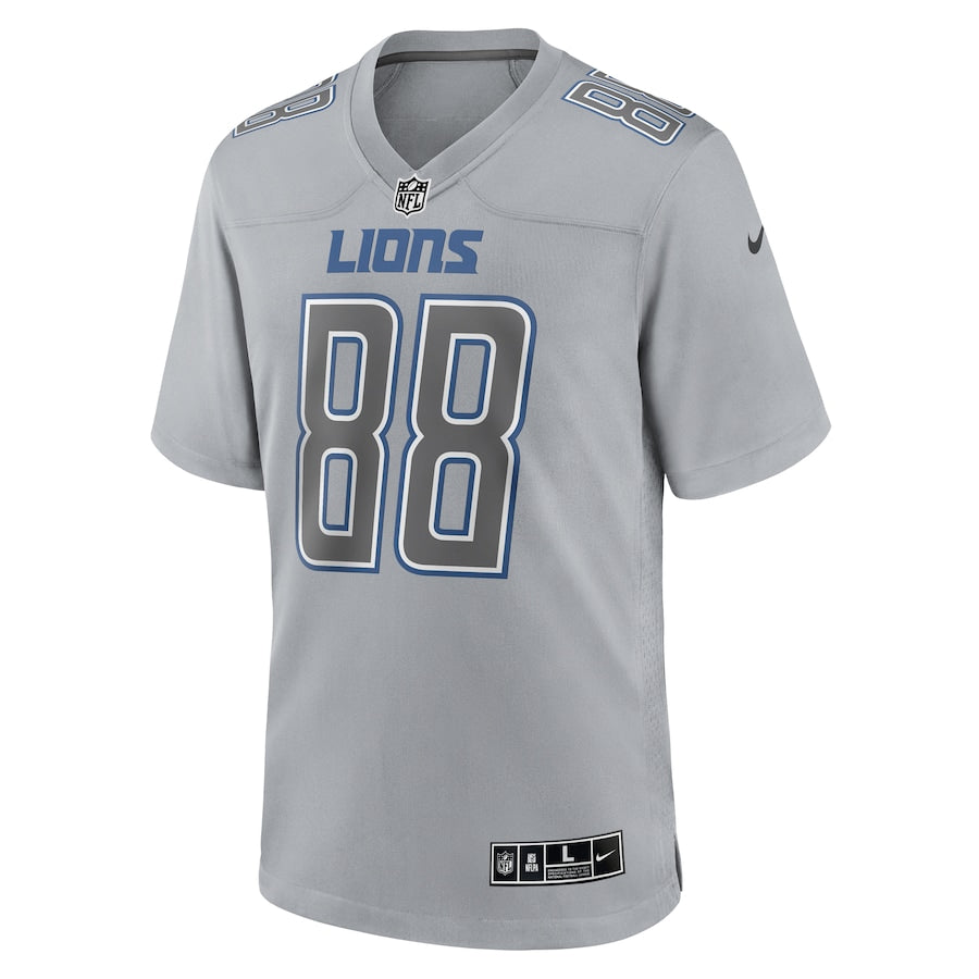 T.J. Hockenson Gray Detroit Lions Atmosphere Fashion Game Jersey - Sportcify High Quality American Football Jerseys | NFL Jerseys