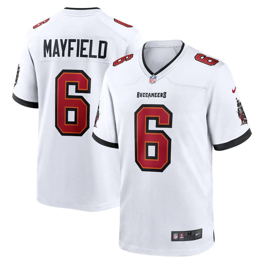 Tampa Bay Buccaneers Baker Mayfield White Away Game Jersey - Sportcify High Quality American Football Jerseys | NFL Jerseys