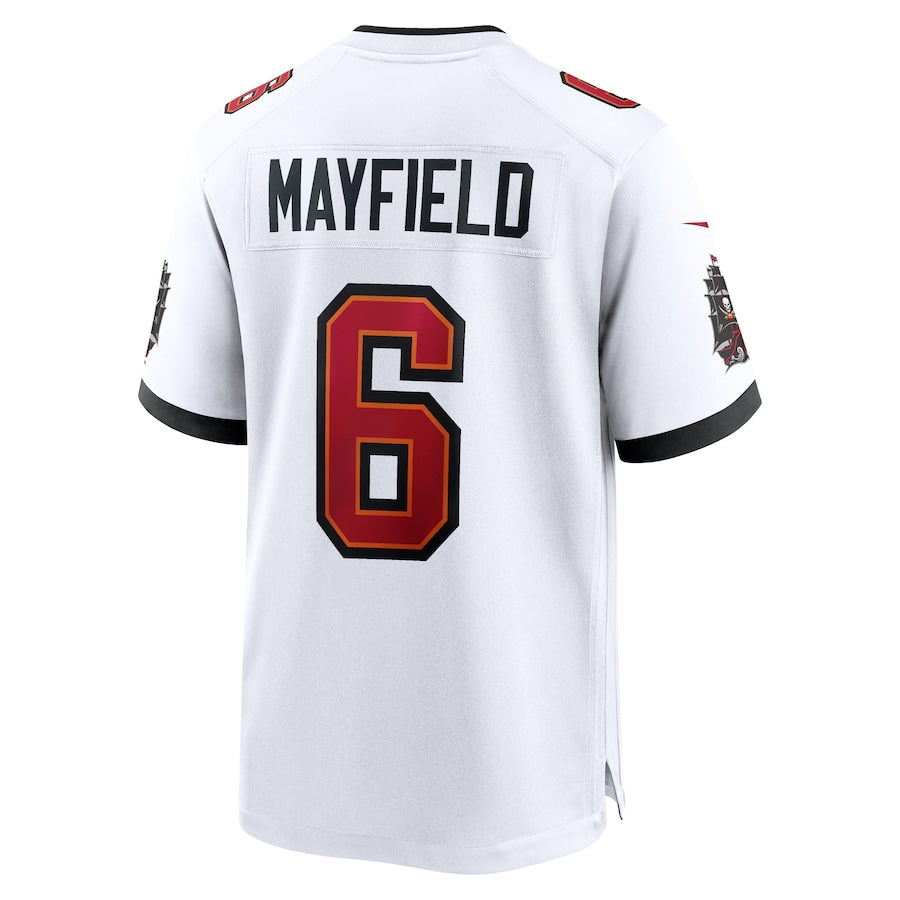 Tampa Bay Buccaneers Baker Mayfield White Away Game Jersey - Sportcify High Quality American Football Jerseys | NFL Jerseys