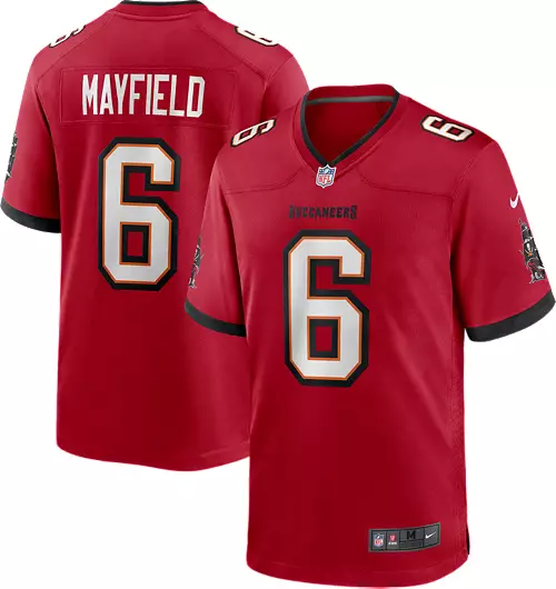 Tampa Bay Buccaneers Baker Mayfield #6 Red Game Jersey - Sportcify High Quality American Football Jerseys | NFL Jerseys