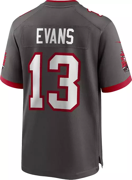 Tampa Bay Buccaneers Mike Evans #13 Pewter Game Jersey - Sportcify High Quality American Football Jerseys | NFL Jerseys