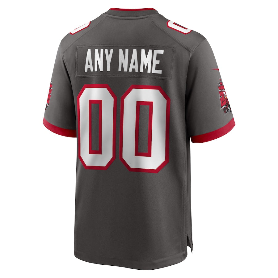 Tampa Bay Buccaneers Pewter Alternate Custom Game Jersey - Sportcify High Quality American Football Jerseys | NFL Jerseys