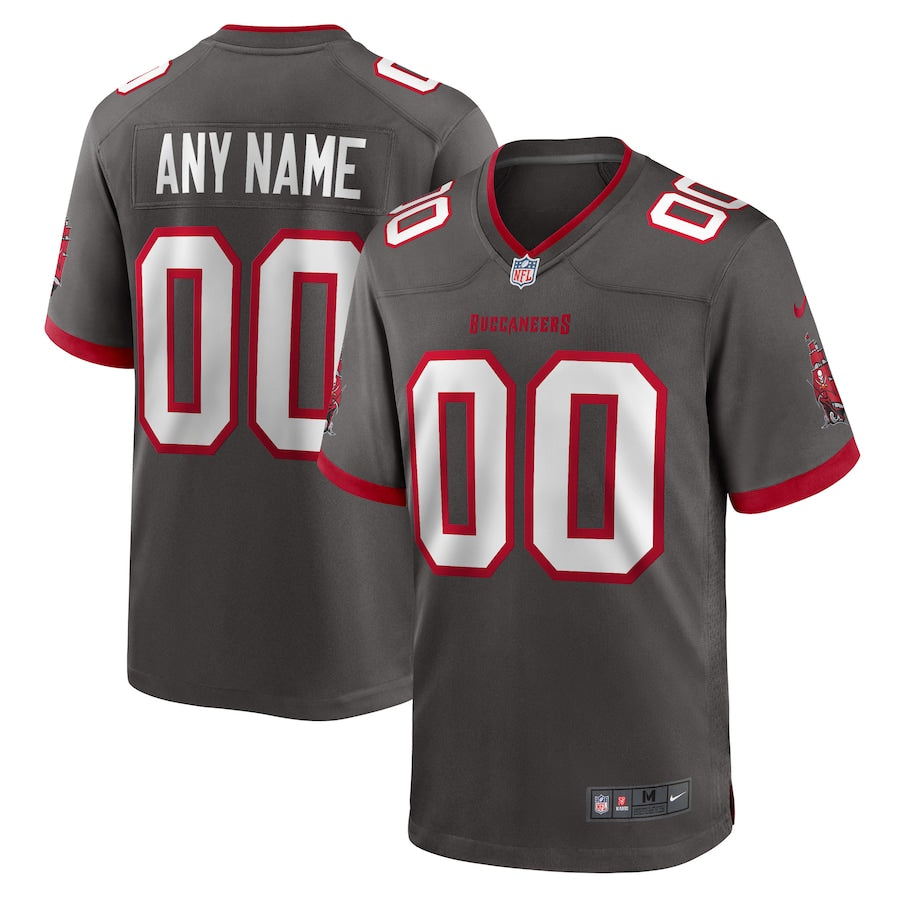 Tampa Bay Buccaneers Pewter Alternate Custom Game Jersey - Sportcify High Quality American Football Jerseys | NFL Jerseys