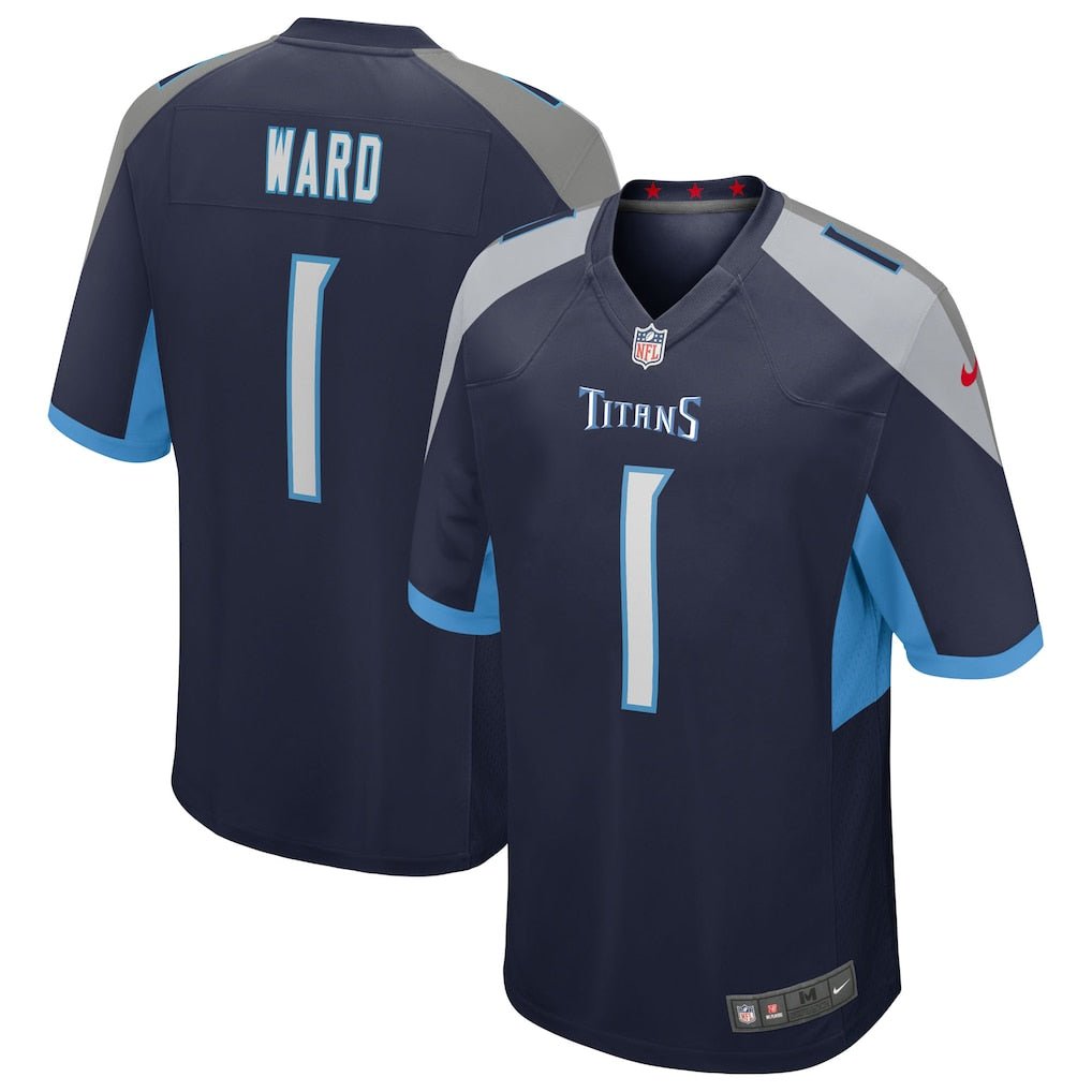Tennessee Titans Cameron Ward Nike Navy 2025 NFL Alternate Game Jersey | American Football Jersey | Sportcify |