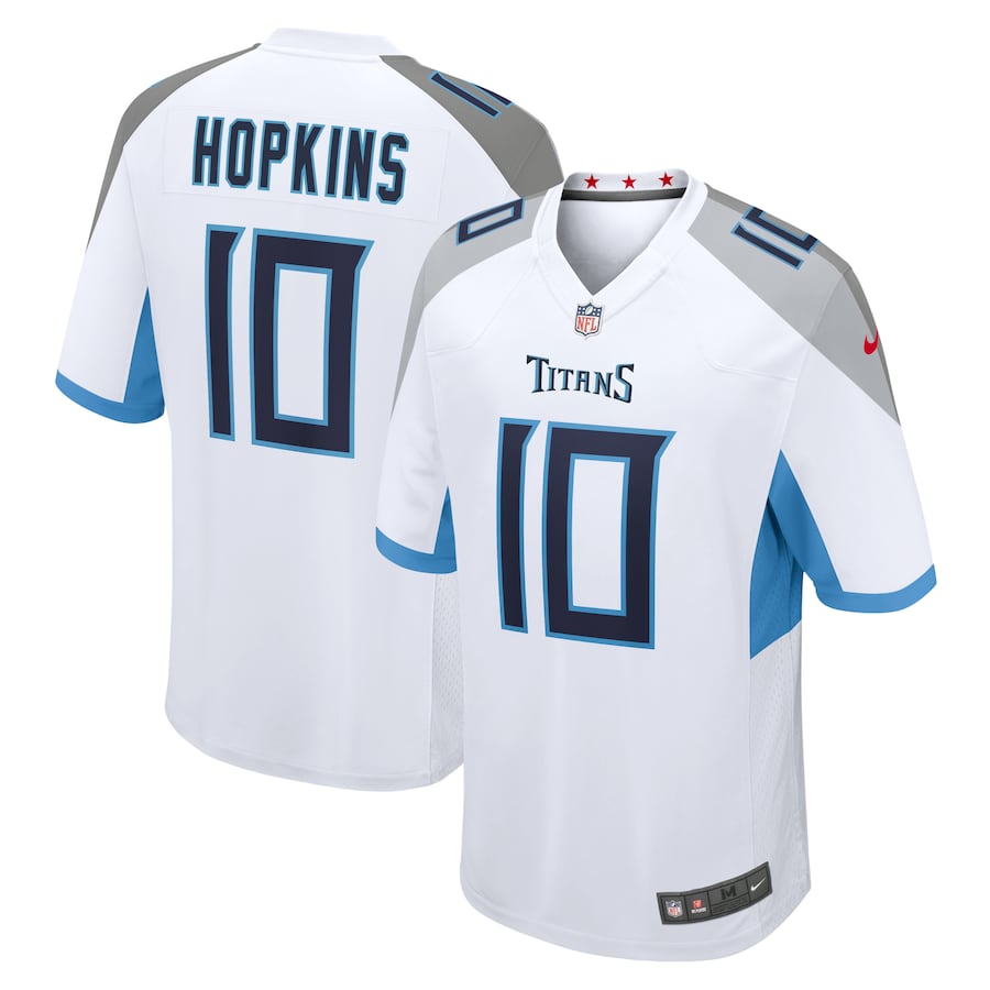 Tennessee Titans DeAndre Hopkins White Game Jersey - Sportcify High Quality American Football Jerseys | NFL Jerseys