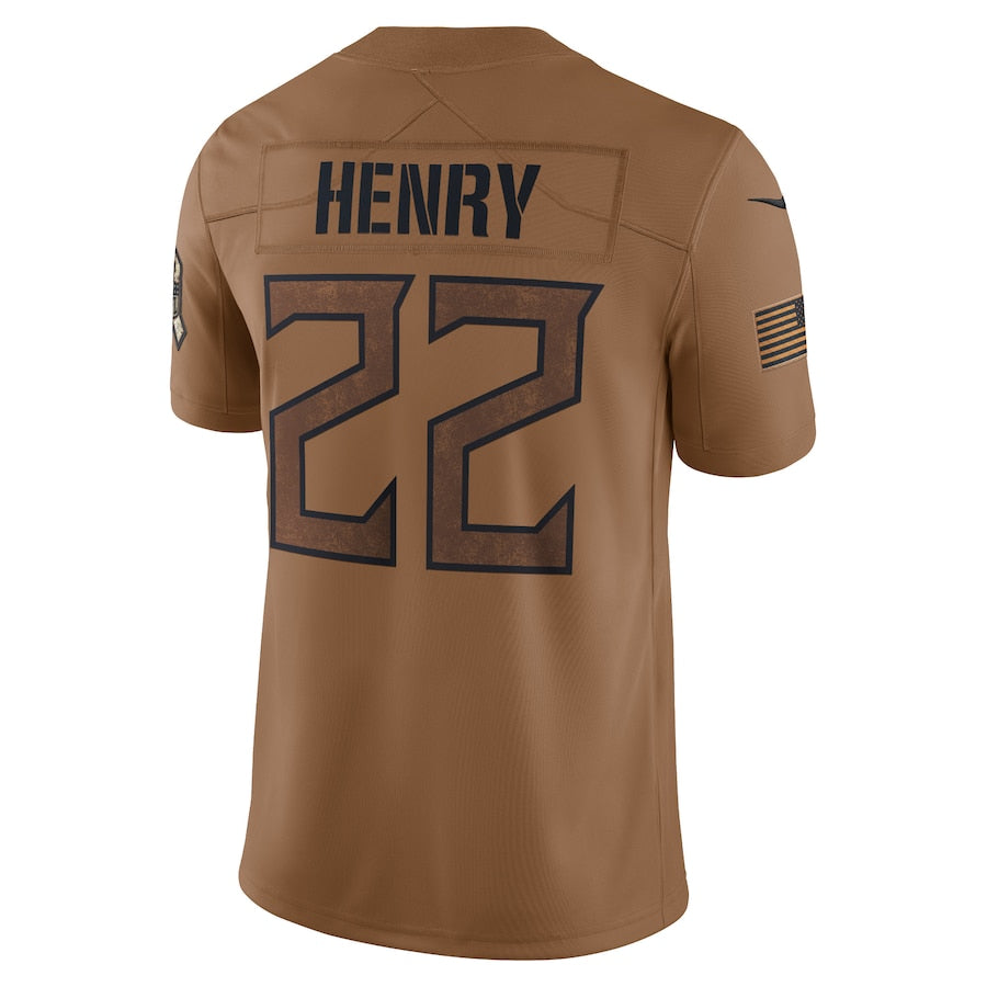 Tennessee Titans Derrick Henry Brown 2023 Salute To Service Limited Jersey - Sportcify High Quality American Football Jerseys | NFL Jerseys