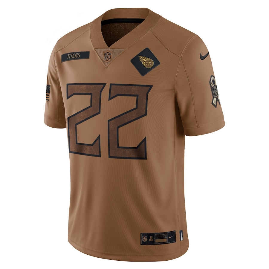 Tennessee Titans Derrick Henry Brown 2023 Salute To Service Limited Jersey - Sportcify High Quality American Football Jerseys | NFL Jerseys