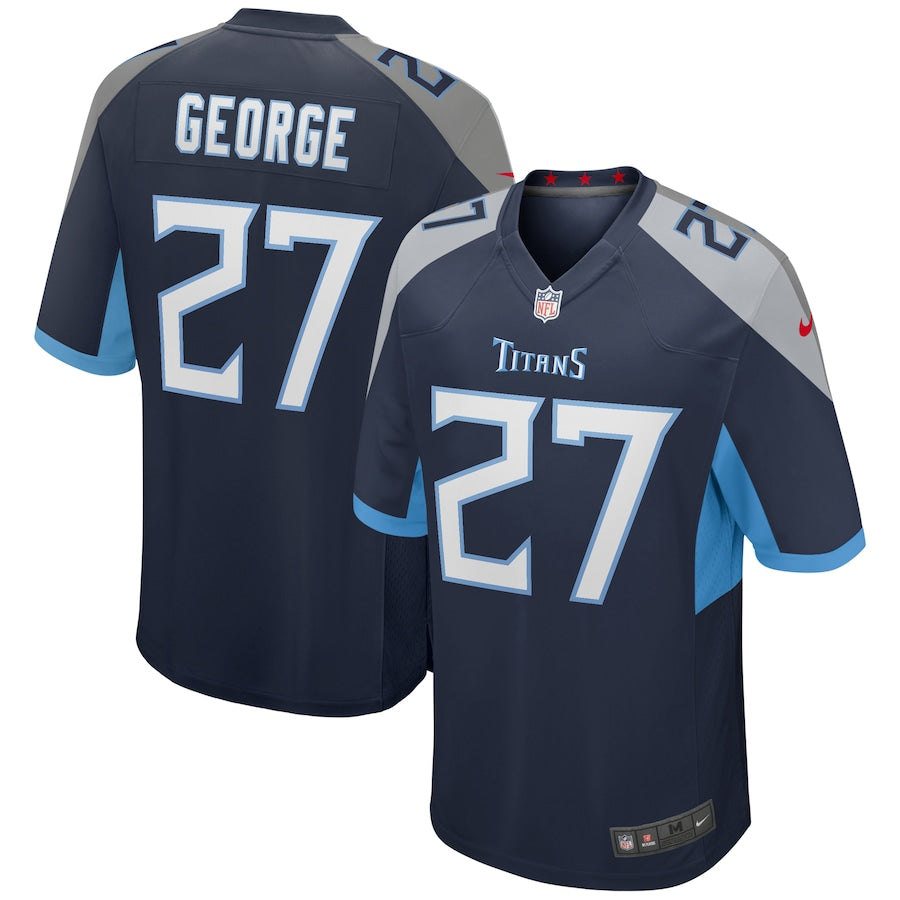 Tennessee Titans Eddie George Navy Game Retired Player Jersey - Sportcify High Quality American Football Jerseys | NFL Jerseys