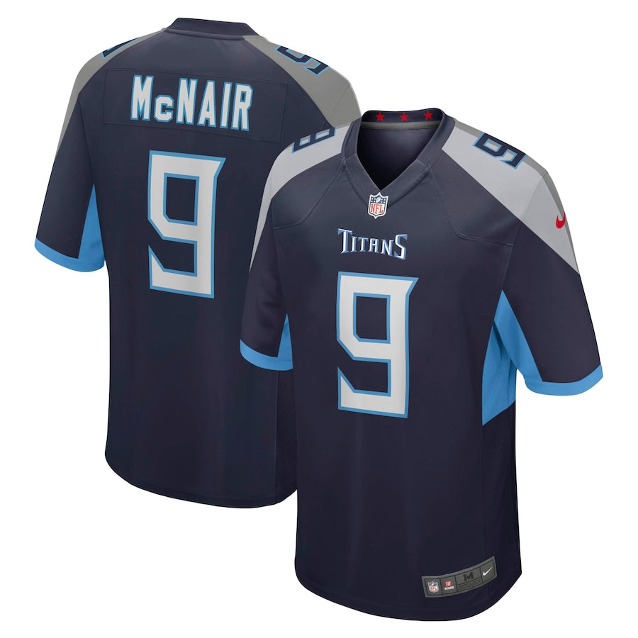 Tennessee Titans Steve McNair Navy Game Retired Player Jersey - Sportcify High Quality American Football Jerseys | NFL Jerseys