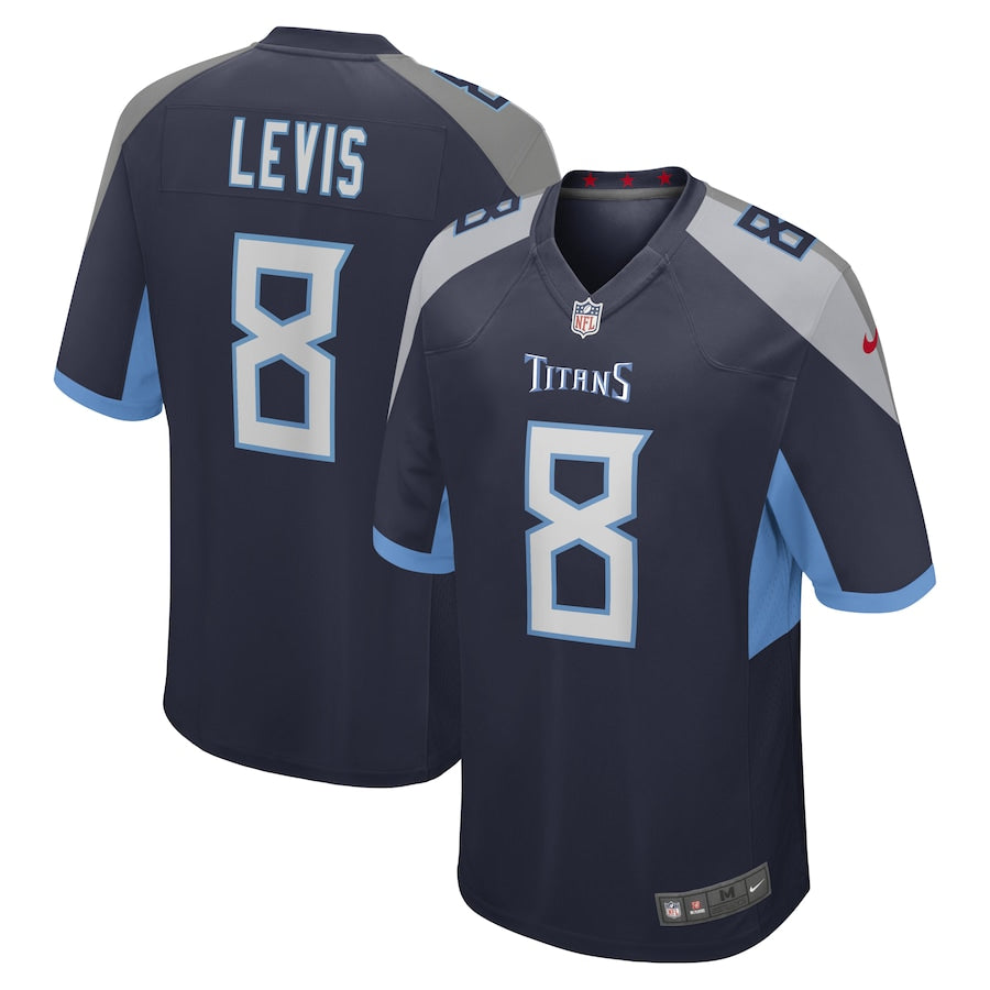 Tennessee Titans Will Levis Navy 2023 NFL Draft Pick Game Jersey - Sportcify High Quality American Football Jerseys | NFL Jerseys