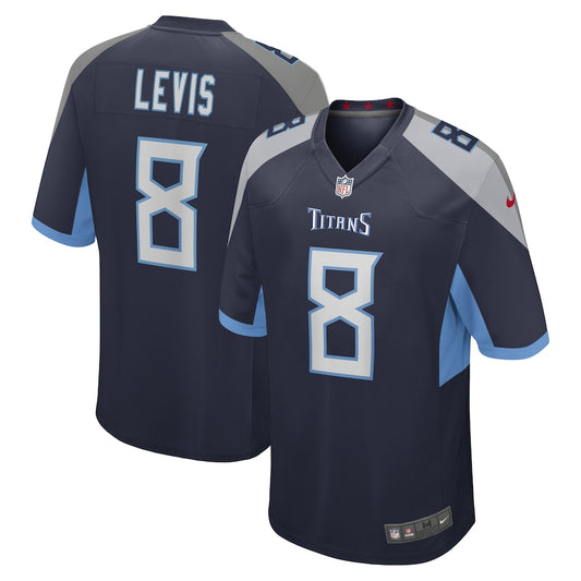 Tennessee Titans Will Levis Navy 2023 NFL Draft Pick Game Jersey - Sportcify High Quality American Football Jerseys | NFL Jerseys