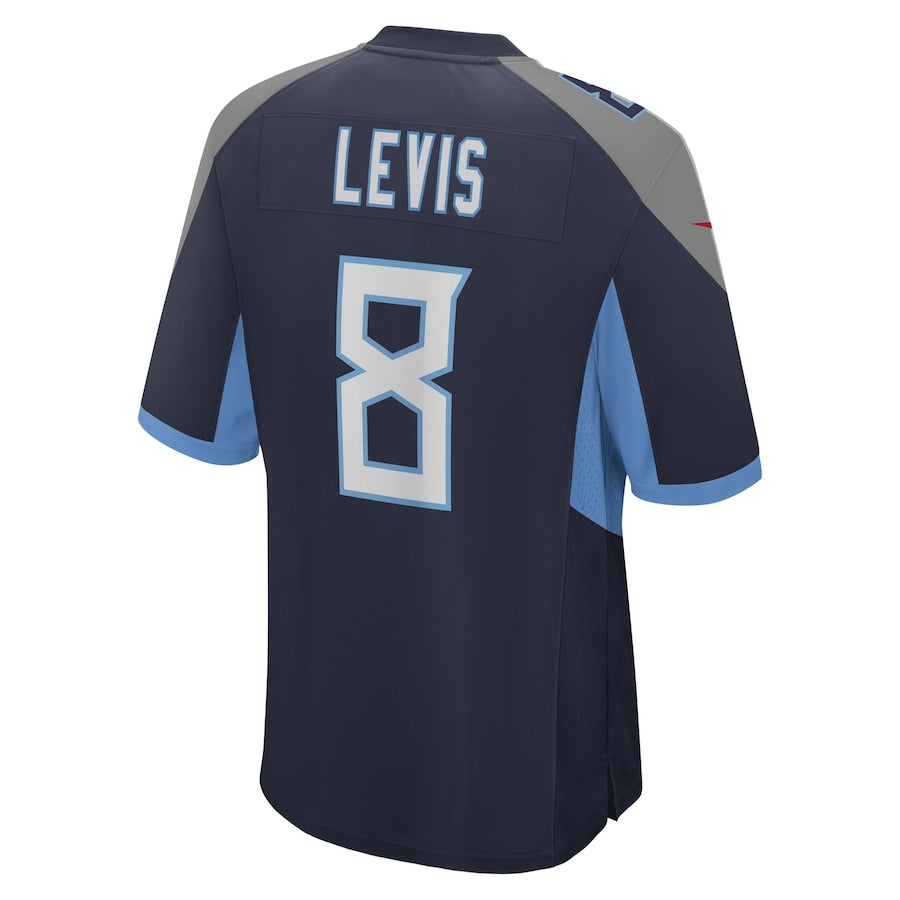 Tennessee Titans Will Levis Navy 2023 NFL Draft Pick Game Jersey - Sportcify High Quality American Football Jerseys | NFL Jerseys