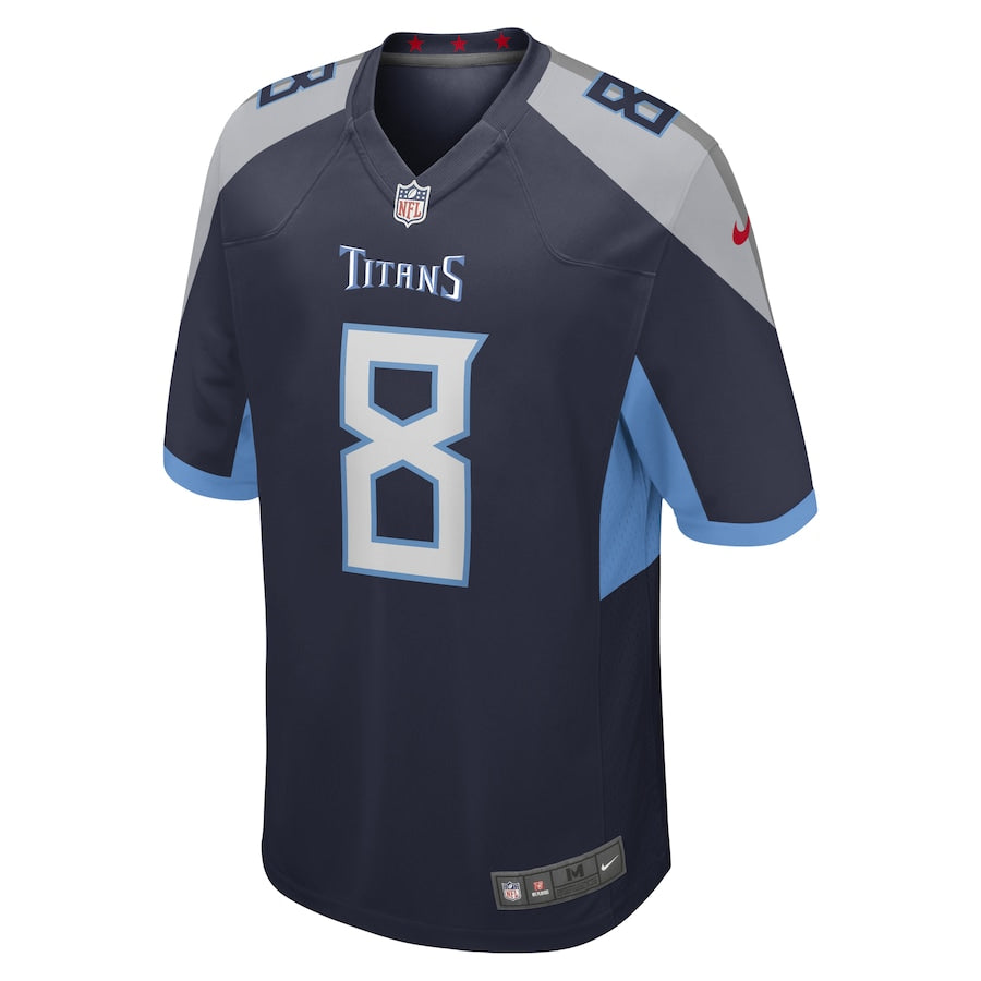 Tennessee Titans Will Levis Navy 2023 NFL Draft Pick Game Jersey - Sportcify High Quality American Football Jerseys | NFL Jerseys