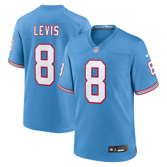 Tennessee Titans Will Levis Light Blue Oilers Throwback Player Game Jersey - Sportcify High Quality American Football Jerseys | NFL Jerseys
