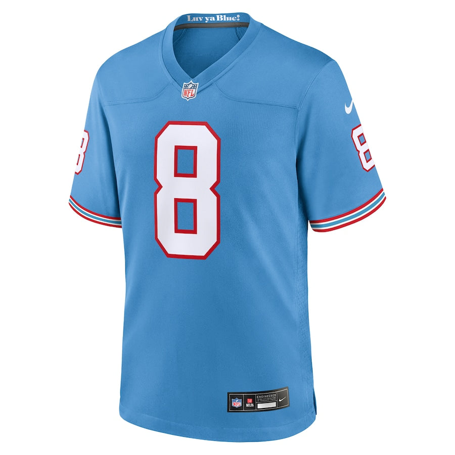 Tennessee Titans Will Levis Light Blue Oilers Throwback Player Game Jersey - Sportcify High Quality American Football Jerseys | NFL Jerseys