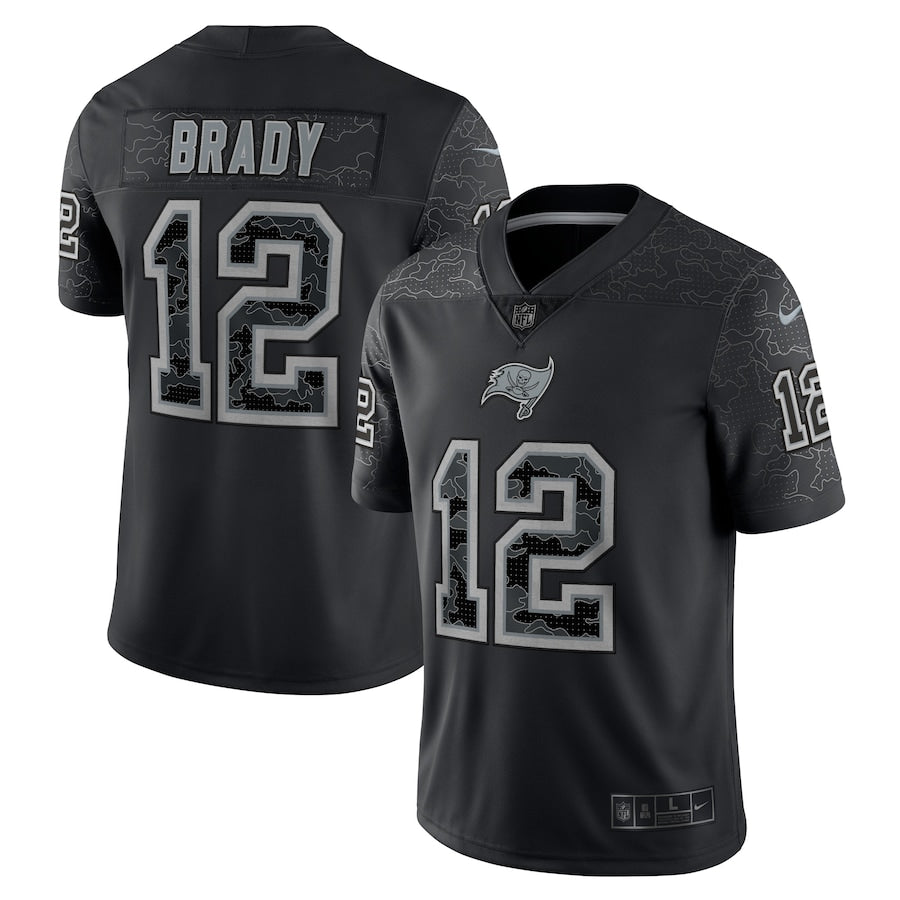 Tom Brady Black Tampa Bay Buccaneers RFLCTV Limited Jersey - Sportcify High Quality American Football Jerseys | NFL Jerseys