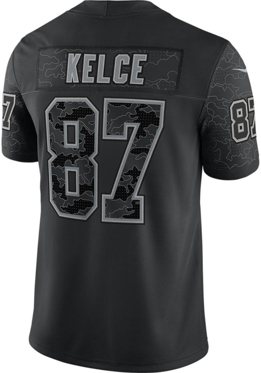 Travis Kelce Kansas City Chiefs Black REFLECTIVE Limited Football Jersey - Sportcify High Quality American Football Jerseys | NFL Jerseys