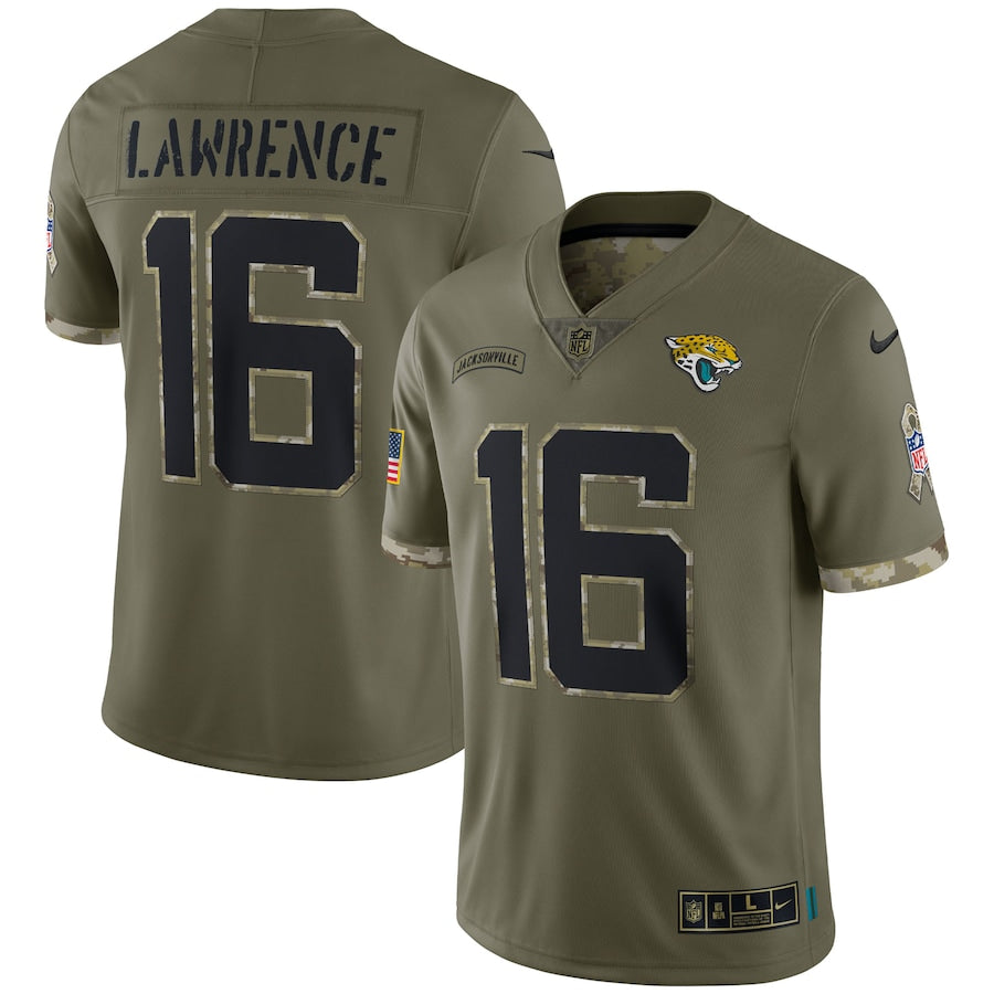 Trevor Lawrence Olive Jacksonville Jaguars 2022 Salute To Service Limited Jersey - Sportcify High Quality American Football Jerseys | NFL Jerseys
