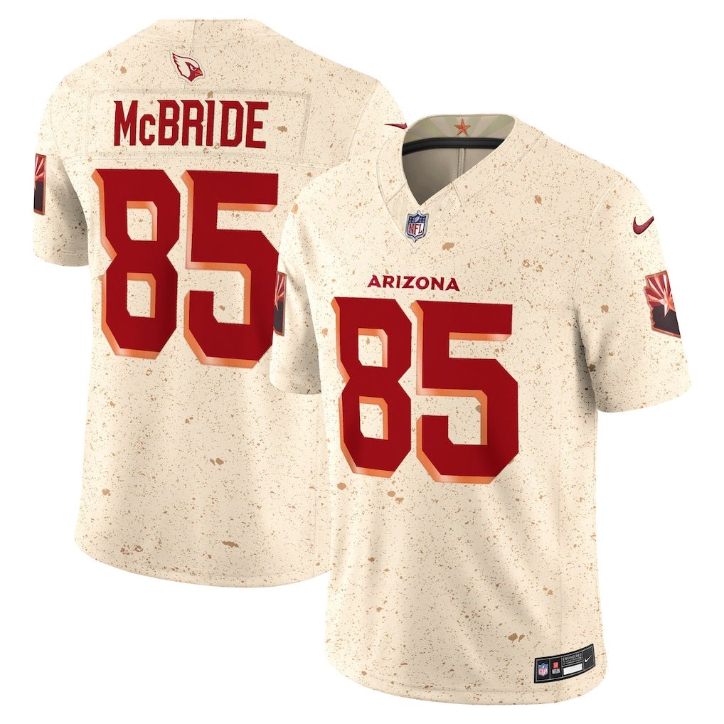 Trey McBride Natural Arizona Cardinals 2025 Rivalries Collection Limited Jersey | American Football Jersey | Sportcify |