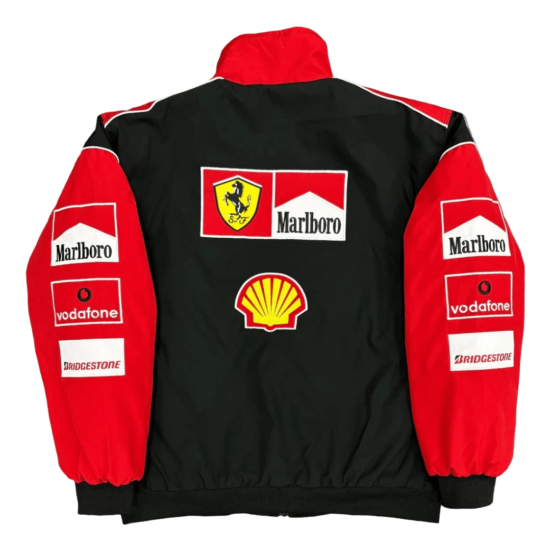 Formula 1 Retro Racing Jacket Marlboro Formula 1 Ferrari Vintage Racing Jacket | Sportcify